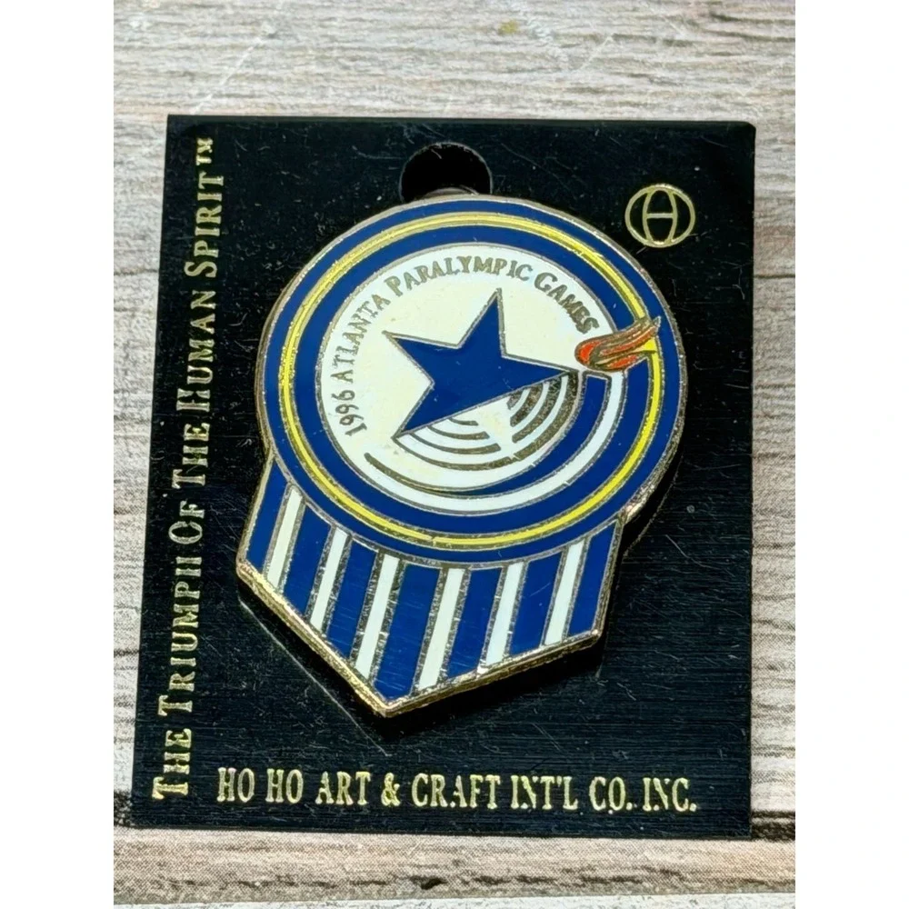 Vintage 1996 Atlanta Paralumpic Games Trading Pin